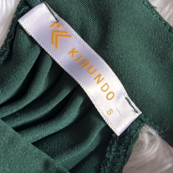 Kirundo Pants Jumpsuit Belted Green Womens Size Small - Picture 8 of 9